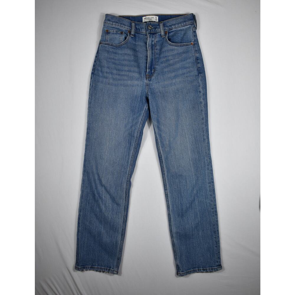 Abercrombie & Fitch The Ankle Straight Ultra High Rise Blue Jeans W Size 26/2